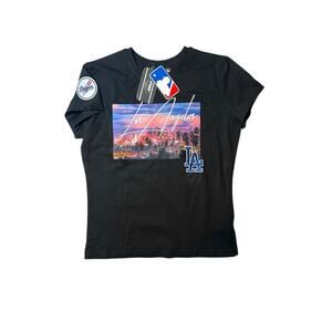 PRO STANDARD Women’s T-Shirt Size Large Los Angeles Dodgers Black